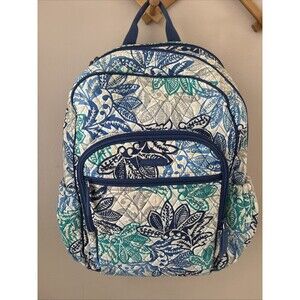 Vera Bradley Campus Santiago Tech Quilted Backpack Retired